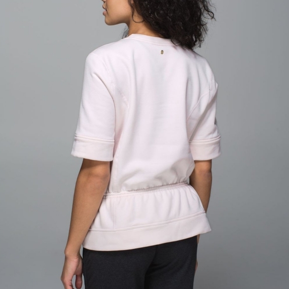 Lululemon Peplum PulloverNeutral Blush - Picture 2 of 7
